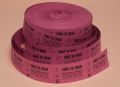 Large Pink Bingo Ticket Roll