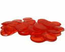 100 Bingo Markers Red