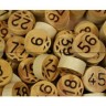 90 Wooden Bingo Chips