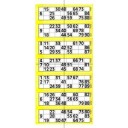 Clubking Jumbo Yellow Bingo Tickets